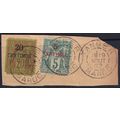 French Post Office In Morocco 1891 SG 1 & 6 Use...