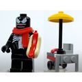 NEW Marvel Holiday Venom Minifigure with Hotdog...