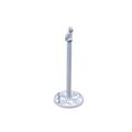 Whitewashed Cast Iron Sitting Cat Bathroom Extr...