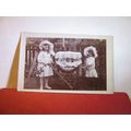 BONNETS, GIRLS, DOLLS, PRAM, MOWER unused antiq...