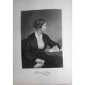 Alice Cary - steel engraving - 1873 - Duyckinck...