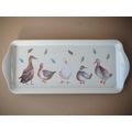 Decorative Sandwich Tray/Serving Tray, White, D...