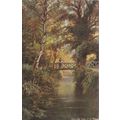 EC976 GROUNDLE GLEN. PRINTED ART POSTCARD