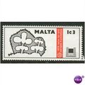Malta stamps 1975 - SG 545 - floor plan of Ggan...
