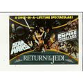 STAR WARS Trilogy Poster Art Postcard (Z.1035)