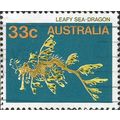 AUSTRALIA, FISH, Leafy Sea Dragon, blue 1985, 3...