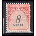 J96 8c Postage Due Barely Clears MNH KA0708