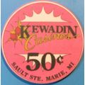 Kewadin. 50¢ Casino Chip. Sault Ste Marie, MI. ...