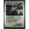 1980 Delta Airlines Ad - Lee Davis, Customer Services