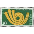 GERMANY, Europa, CEPT Posthorn, green 1973, 30pf
