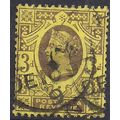 GB 1897 - 92 QV 3d Purple & Yellow Jubilee used...