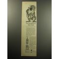 1957 Alcoa Pilferproof Closure Ad - The lion without any pride