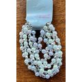 Crystal beaded stretched Bracelet 6 pieces GIRL...
