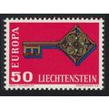 Liechtenstein Key with CEPT in handle Europa 19...