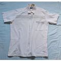 VINTAGE MEN'S COLLARED SHORT SLEEVED FULL BUTTO...