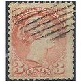 Canada 1870 SG80 3c Pale Rose-Red Fine.Used.