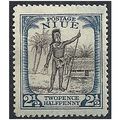 Niue 1927 SG46 2 1/2d Black & Blue Mounted Mint...