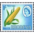 Rhodesia QEII 1966 1/- 1s Maize Unmounted Mint ...