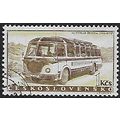 Mi 1113: 1 Kč brown/green Vehicles: Škoda 706 R...