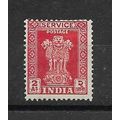 India.O155 2a Carmine.Mounted Mint.Apr19