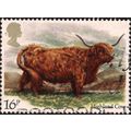 GB, MAMMALS, Highland Cow, brown 1984, 16p, #4