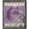 Cyprus 1904 SG63 30pa Purple & Green Fine Used ...