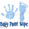 New Baby Boy Blue Toddler Newborn Imprint Paint...