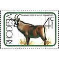 RHODESIA, MAMMALS, Roan Antelope, white 1976, 4c