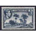 Montserrat KGVI 1938-48 2s6d Slate-Blue P13 SG1...