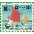 Rhodesia QEII 1970 10c Yachting on Lake McIlwai...