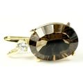 Smoky Quartz, 14KY Gold Pendant, P019