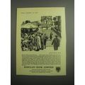 1948 Barclays Bank Ad - A Flower Market, Rome