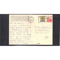 Used Postcard Canada Stamps/2 CV02865