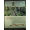 1968 Norwich Union Insurance Ad - Here and throughout the world Nottingham