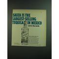 1969 Sauza Tequila Ad - Sauza is the largest-selling Tequila in Mexico