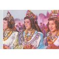 Morocco Traditional Dress postcard posted 1986 VGC