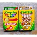 Crayola Crayons 24 Ct & Crayola Colors of the W...