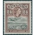 Antigua 1953 24c black & chocolate SG129 unused