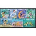 1980 7 different values - MNH (**) - DISNEY