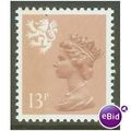 GB 1985 Scotland 13p Pale Chestnut Unmounted Mi...