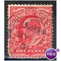 GB stamps 1902-10 KEV11 - 1d SG219 Shorncliffe 1