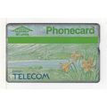 PHONE CARD - BT - WILDLIFE - DAFFODILS