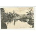 Bedfordshire BIGGLESWADE River Ivel Postcard