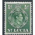 St Lucia 1938 SG128 1/2d Green Mounted Mint .. ..