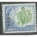 RHO 1959 1/- 'TOBACCO' FINE USED (EBID45-648)