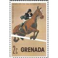 GRENADA, SPORT, Pan American Games, Showjumping, light brown 1975, 2c