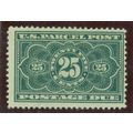 JQ5 25c Parcel Post Just Clears MMH NA0118
