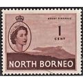 NORTH BORNEO 1954 1c Mount Kinabalu, SG 372 (Sc...