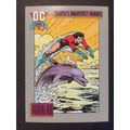 DC Cosmic Cards trading card #32-Aqualad, excel...