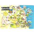 United Kingdom; land map; Northumberland